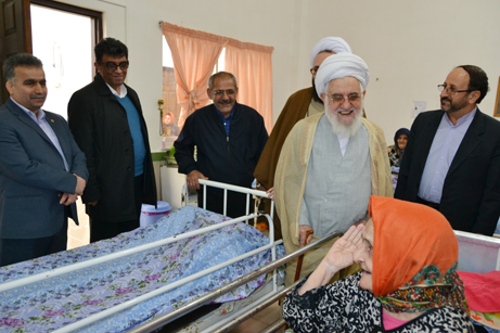 گزارش تصویری : بازدید نوروزی از سرای سالمندان 
